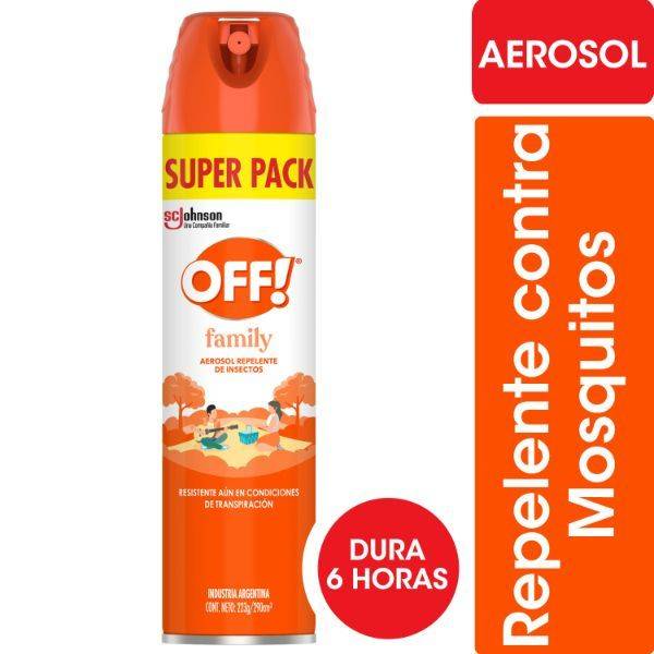 Off Aerosol Family Bonus 290 Ml Naranja