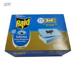 Raid Tabletas Repuesto X 72