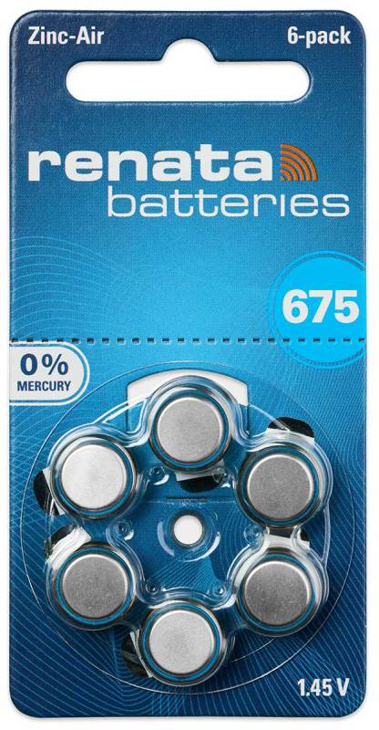 Pilas Ren Za675 Azulxblister