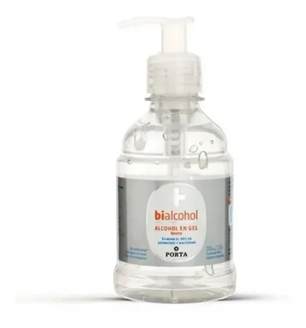 Bialcohol Gel Neutro Con Valvula X 250 Ml