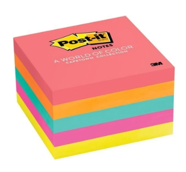 Post-It Super Adhes 76X76 Mm 45Hojas Col Sur Cjx24
