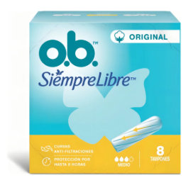 Ob Tampones Medio X 8