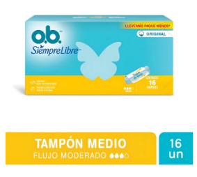Ob Tampones Medio X 16