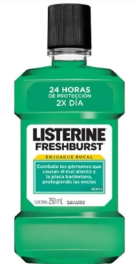 Listerine Freshburst Frescura Intensa X 250 Ml