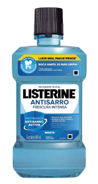 Listerine Antisarro Frescura Intensa  X 250 Ml