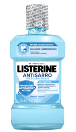 Listerine Antis Frescura Suave X 250 Ml