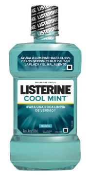 Listerine Cool Mint Frescura Suave X 250 Ml