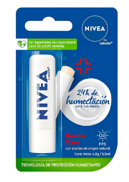 Nivea Labial Derma Fps20 4,8Gr