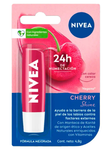 Nivea Labial Cherry Shine 4,8Gr