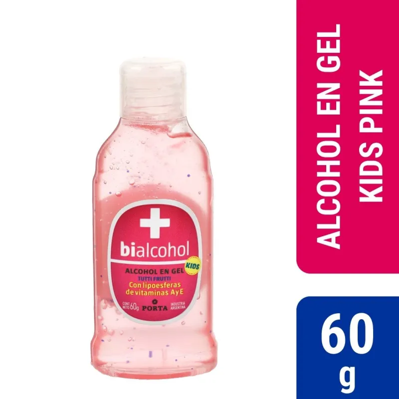 Alcohol Gel Kids Pink X60Ml