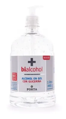 Bialcohol Gel Con Glicerina Con Valvula X 1000 Ml
