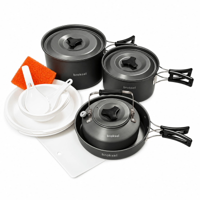 Set De Marmitas Broksol P/ 4 Personas