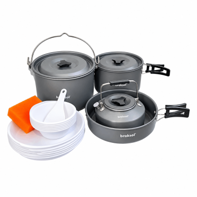 Set De Marmitas Broksol P/ 6 Personas 