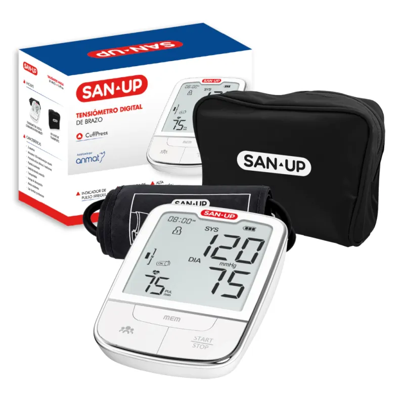 Tensiometro Digital De Brazo Cuff Press