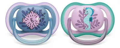 Scf 085/61 Chupetes Ultra Air Deco 6-18M Nena X2
