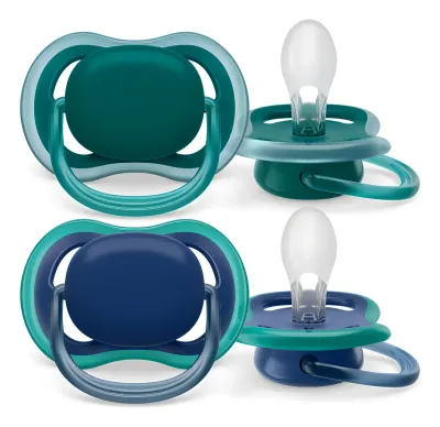 Scf 085/31 Chupete Ultra Air Liso 6-18M Nena X2
