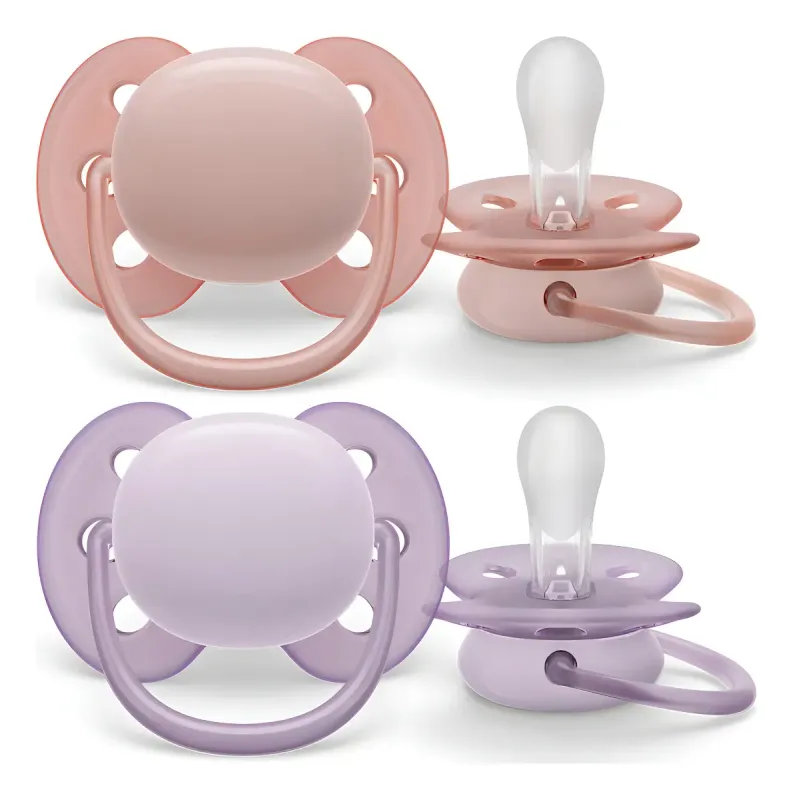 Scf 091/31 Chupete Ultra Soft Liso 0-6M Nena X2