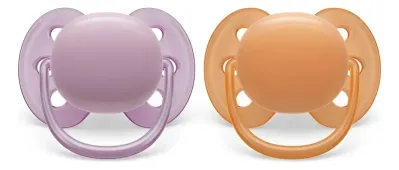 Scf 091/33 Chupete Ultra Soft Liso 6-18M Nena X2