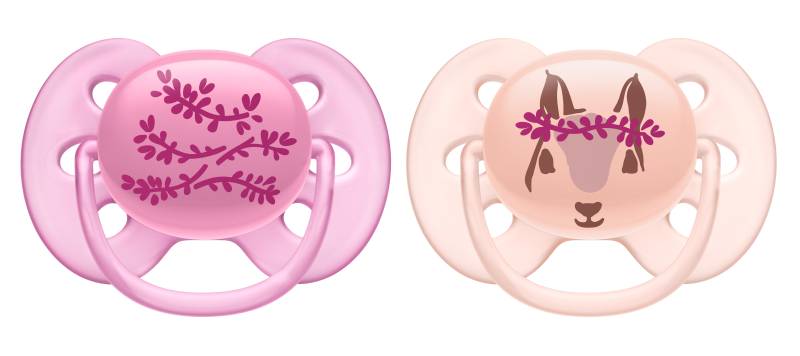 Scf 223/04 Chupete Ultra Soft Deco 6-18M Nena X2