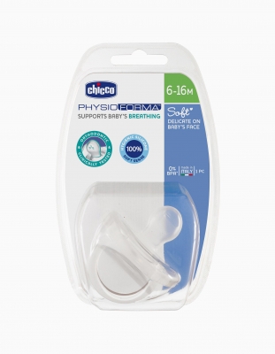 Chupete Physio Soft 6-16M X1 Transparente
