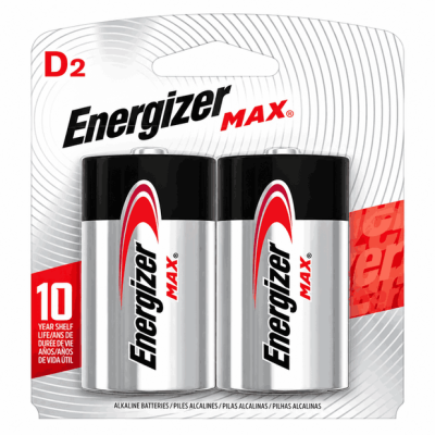 Energizer Max D X 2 E95Bp2