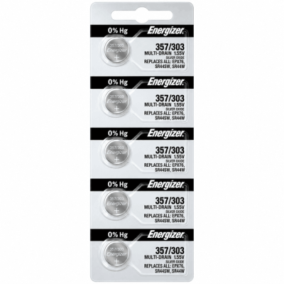 Energizer Pila 357/303 Tira X 5