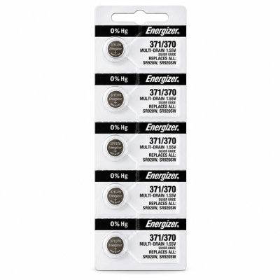 Energizer Pila 371/370 Tira X 5