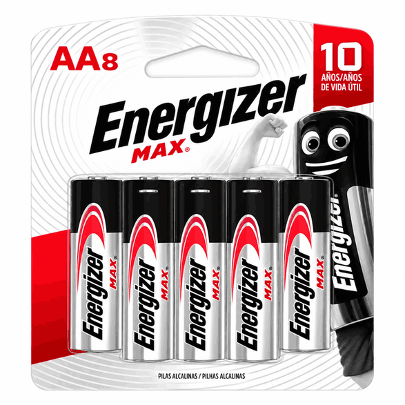 Energizer Max Aa X 8 E91Bp8