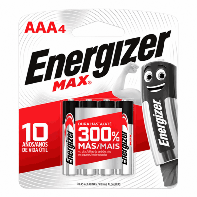 Energizer Max Aaa X 4 E92Bp4