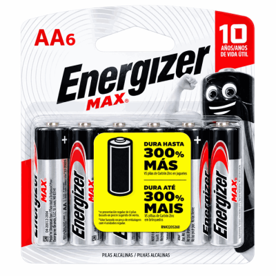 Energizer Max Aa X 6 E91Bp6
