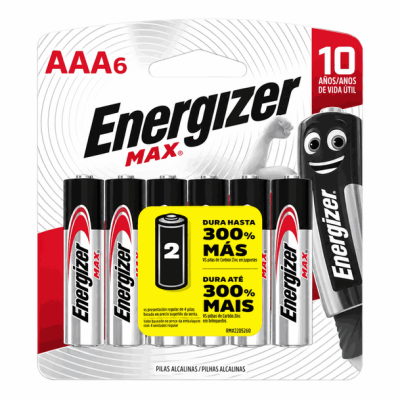 Energizer Max Aaa X 6 E92Bp6