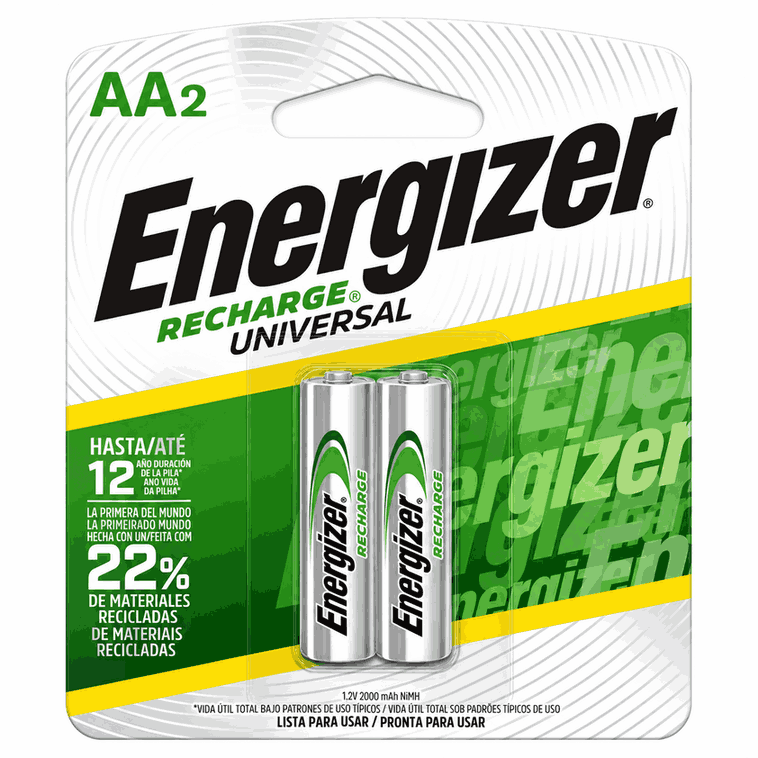 Energizer Recharge Aa X 2 Nh15Bp2