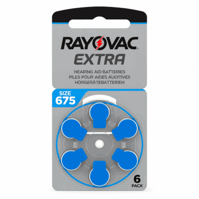Rayovac Extra Pila 675 X 6