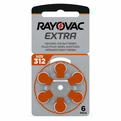 Rayovac Extra Pila 312 X 6