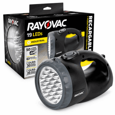 Linterna Hibrida 220V Y A Pilas (3Aa) 50 Lm 63 Mts