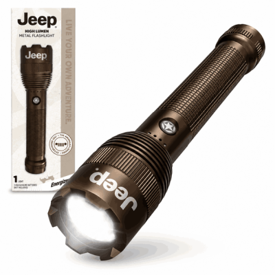 Jeep Linterna Metálica Recargable 10.000 Lúmenes