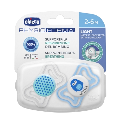 Chupete Physio Light 2-6M Nene X2