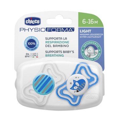 Chupete Physio Light 6-16M Nene X2