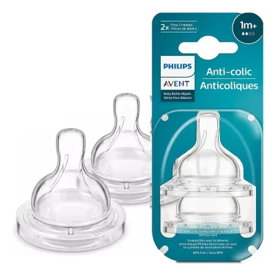 Scy 762/02 Tetinas Anticolic Refresh X2Un. -  Fluir Lento (1M+)
