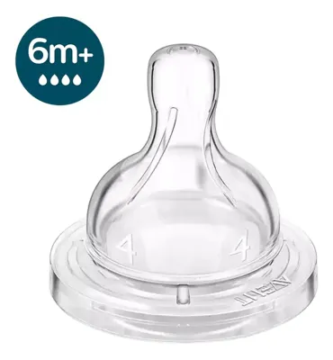Scy 764/01 Tetinas Anticolic Refresh X1Un. - Fluir Rapido (6M+)
