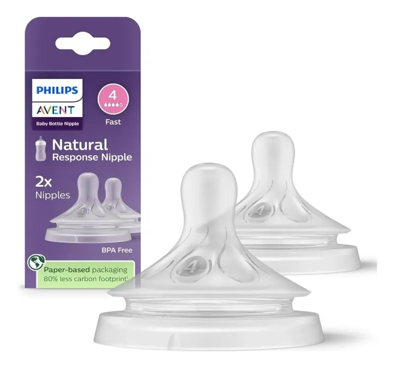 Scy 964/02 Tetinas Natural Response Flujo Rapido X2 Un (3M+)