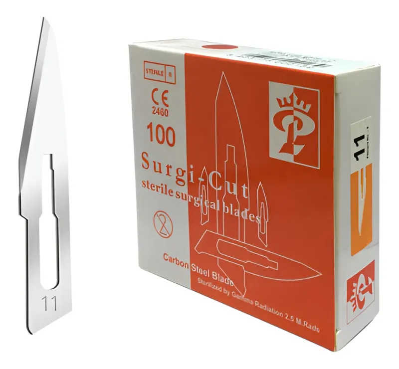 Surgicut Hojas De Bisturi Caja X 100 Nº 11